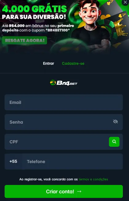 Br4Bet-registro